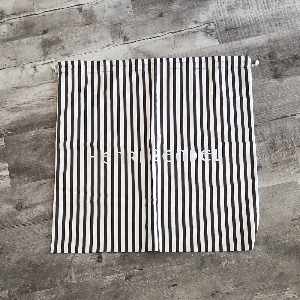 Henri Bendel Black and White Striped Bag